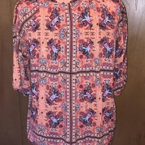 One World Peasant Top 1X Multicolored - Picture 5 of 8